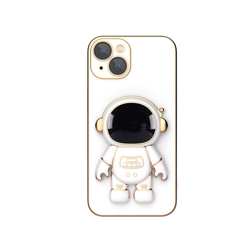 Ốp Điện Thoại Họa Tiết Phi Hành Gia 6D Có Giá Đỡ Cho iPhone 7 8 6s 6 Plus XR XS Max