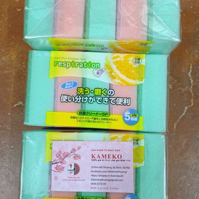 Miếng rửa bát Nippan set 5
