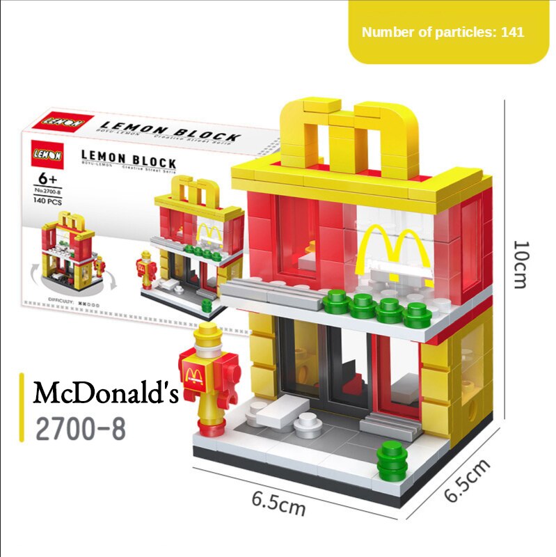 Bộ Đồ Chơi Lắp Ráp Mô Hình Lego Nhân Vật Mcdonald