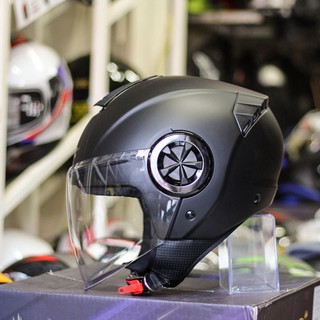 Nón bảo hiểm 3/4 ROC 06 Đen Nhám - Mũ Bảo Hiểm 3/4 chính hãng có kính