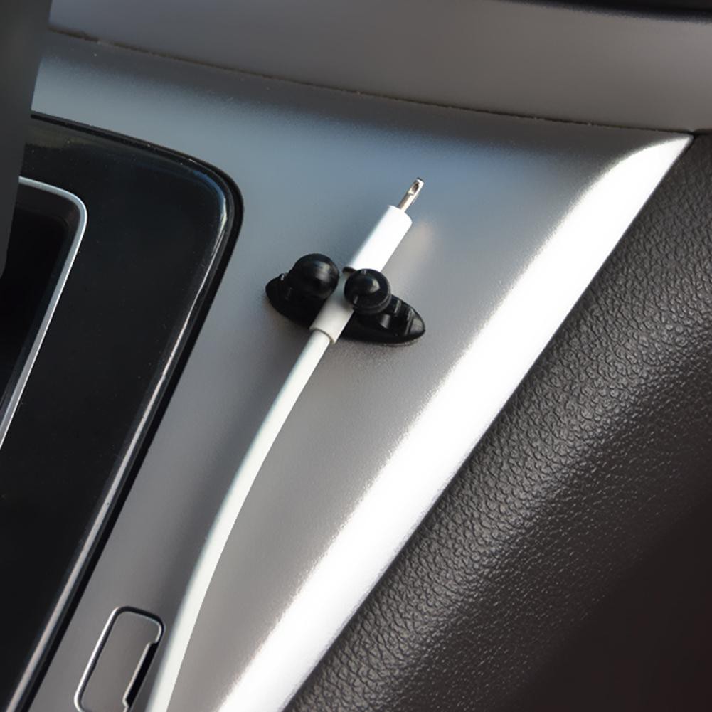 8 kẹp cố định dây cáp tiện dụng cho xe hơi