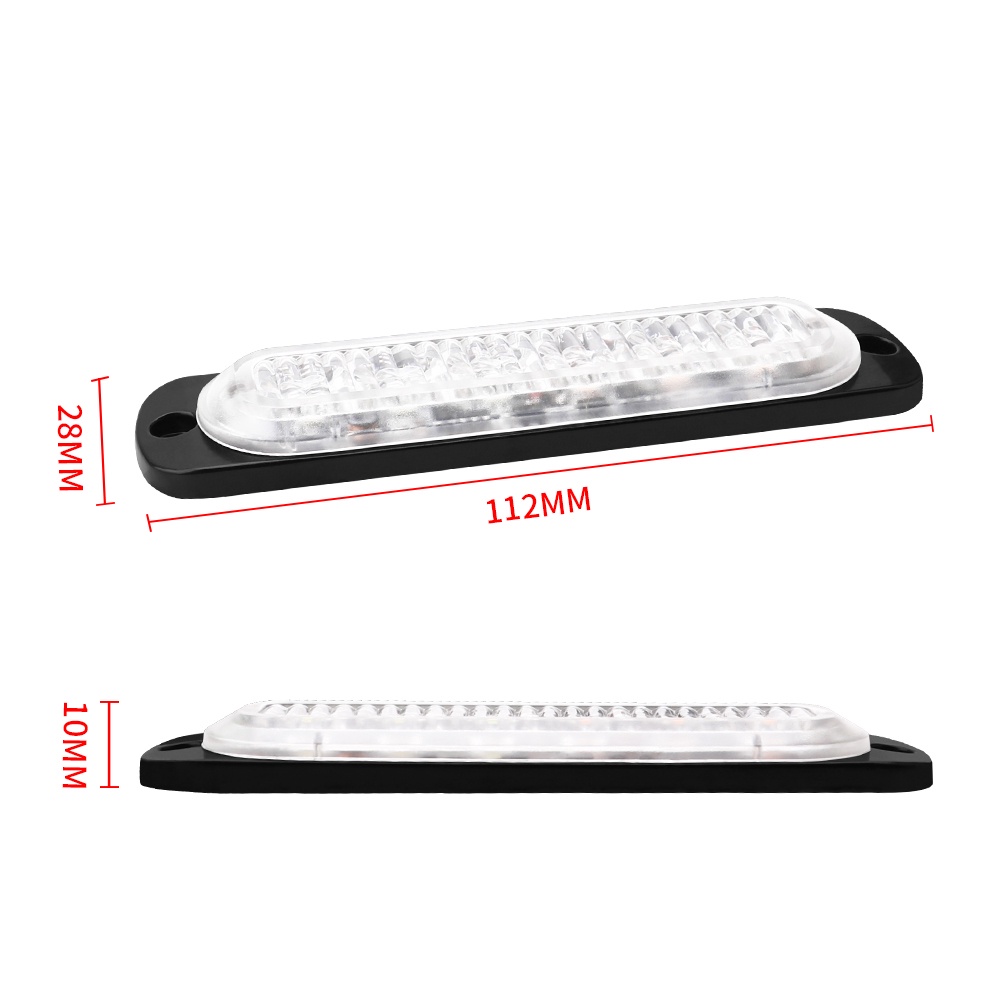 Thanh Đèn LED Cảnh Báo 6 Bóng DC12V-24V Dành Cho Xe Tải Xe Tải