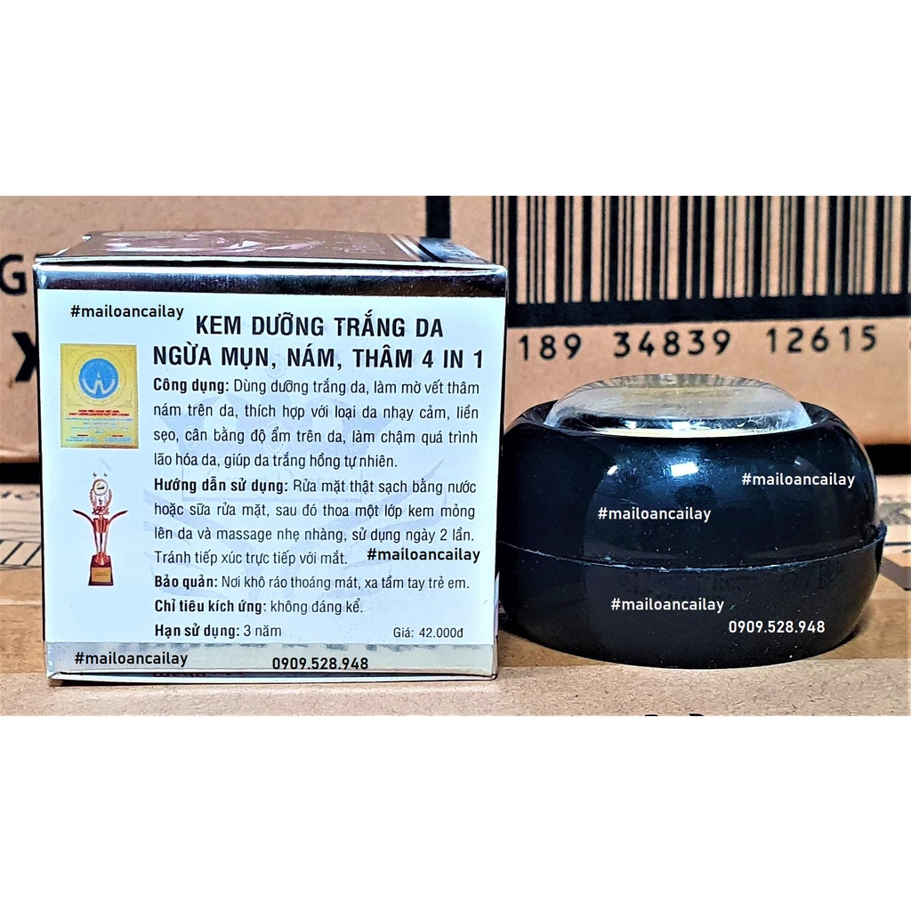 Kem ELIZABETH Đen Tẩy Nám Vết Tàn Nhang Thâm 4 in 1 04g