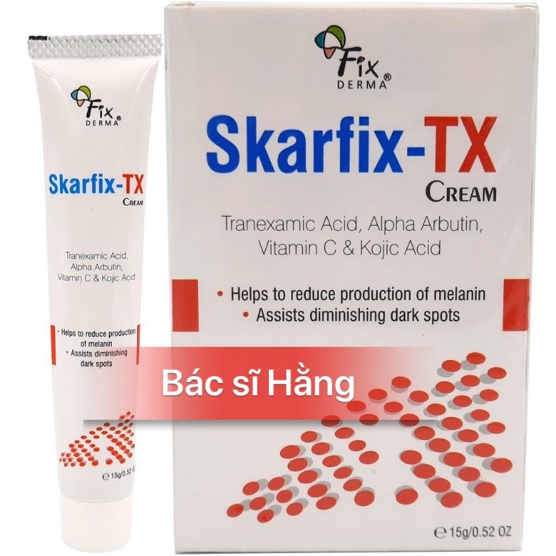 ✅[CHÍNH HÃNG] KEM MỜ THÂM, GIẢM NÁM SKARFIX TX FIXDERMA 15g