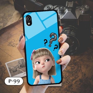 Ốp lưng kính 3D Vivo Y91C-cute