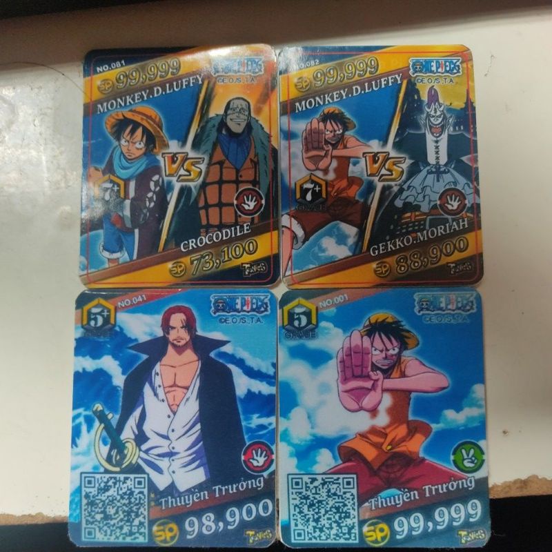 Thẻ in mùa truy nã one piece toonies