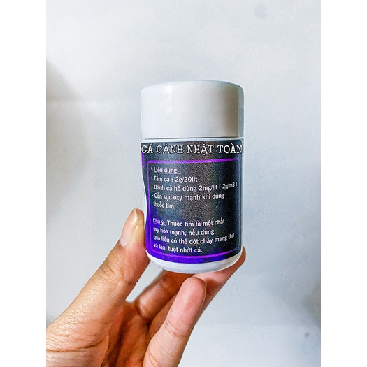 BỘT TÍM SÁT TRÙNG TẮM CÁ KMN04 VH 50G CHO BỂ CÁ CẢNH