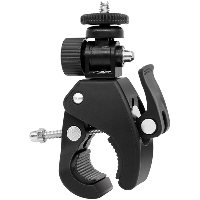 Kẹp Gắn Tay Lái Xe Đạp Màu Đen 1 / 4 DV DSLR Cho Gopro DV 1Pc
