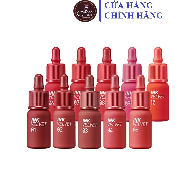 Son Kem Lì Peripera Ink Velvet 4g Mẫu Mới