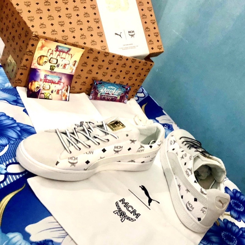 'Giày Cổ Thấp' PUMA Suede Classic x MCM