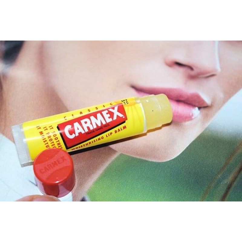 Son Dưỡng Môi Carmex Classic Lip Balm Medicated SPF15