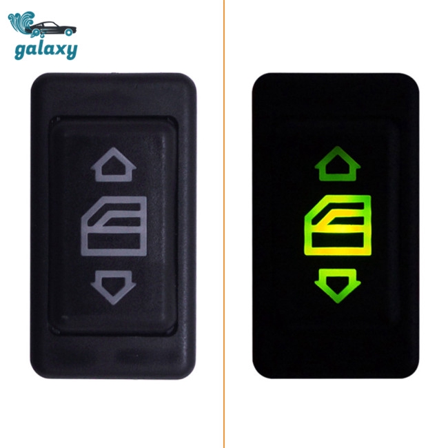 Nút chuyển đổi cửa sổ điện tự động 12V / 24V 20A 6Pin cho tất cả xe ô tô có đèn LED xanh