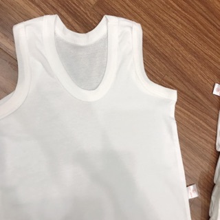 Áo ba lỗ trắng trơn 7-27kg   85k/2c