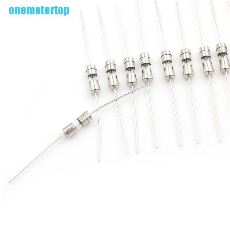 Set 10 Cầu Chì Ống Thủy Tinh F1A / 1.5A / 2A / 3A / 5A 3.6X10Mm Chuyên Dụng