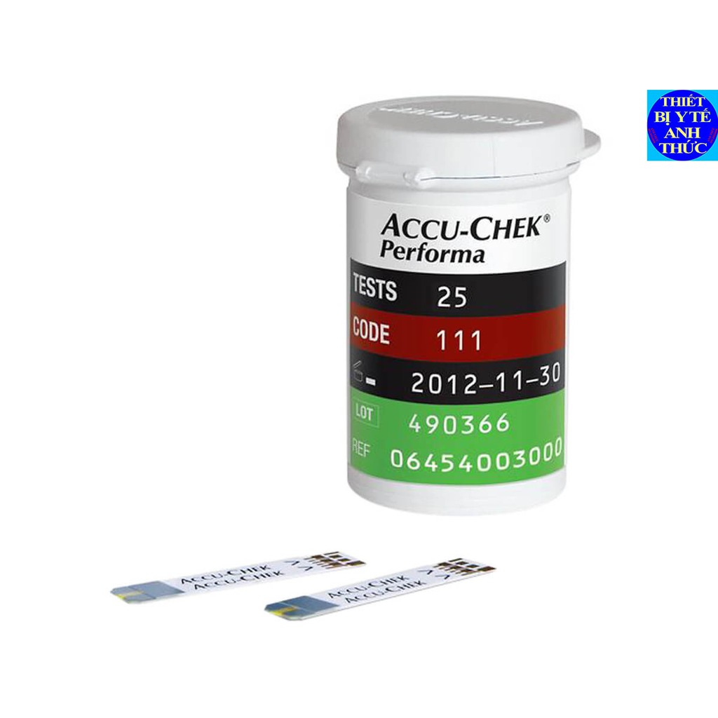 Que thử đường huyết Accu-chek Performa 25