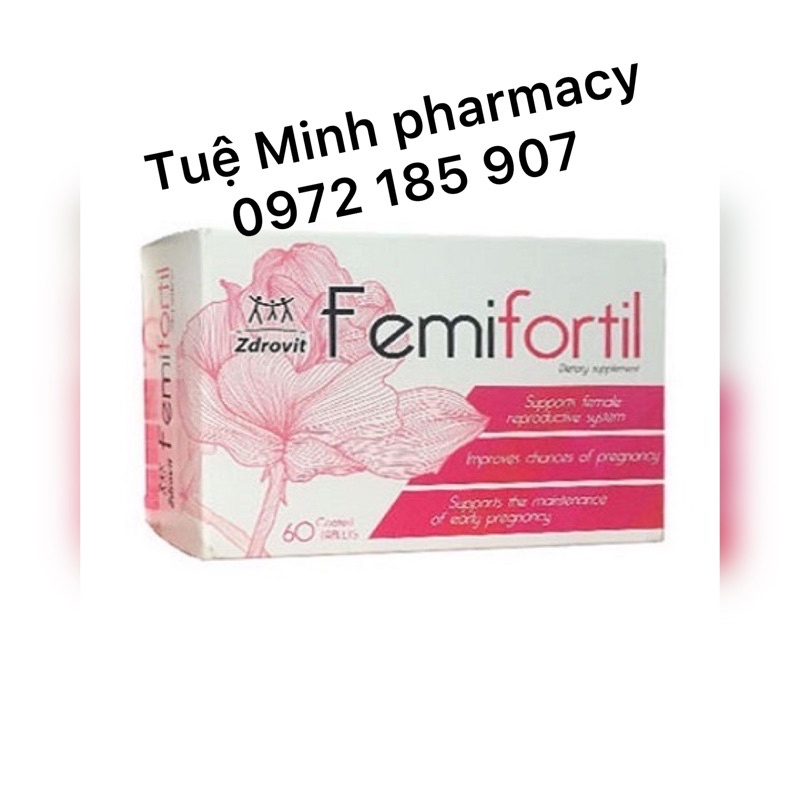 Viên uống bổ trứng Femifortil hộp 60viên