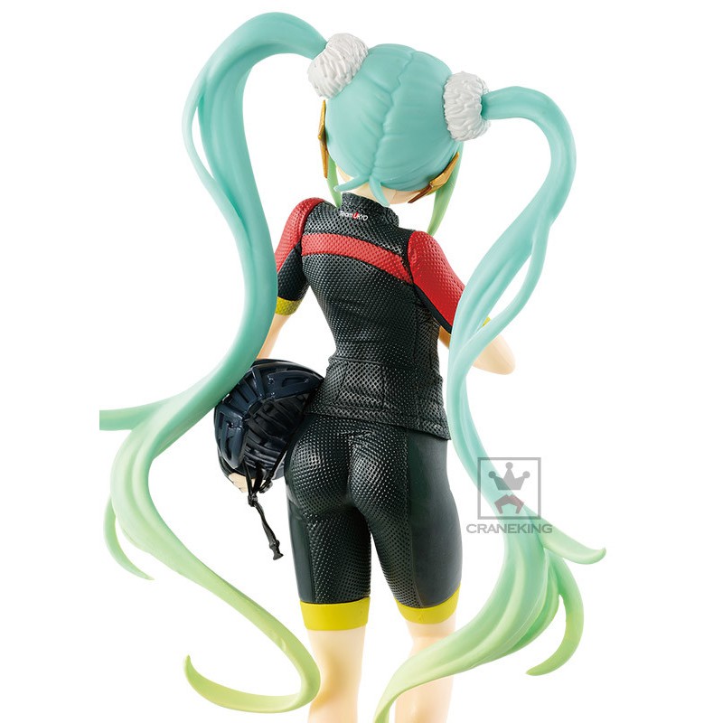 Mô Hình Figure Chính Hãng Anime GOOD SMILE Racing - Hatsune Miku - EXQ Figure - Racing 2018 Team Ukyo Cheering Banpresto