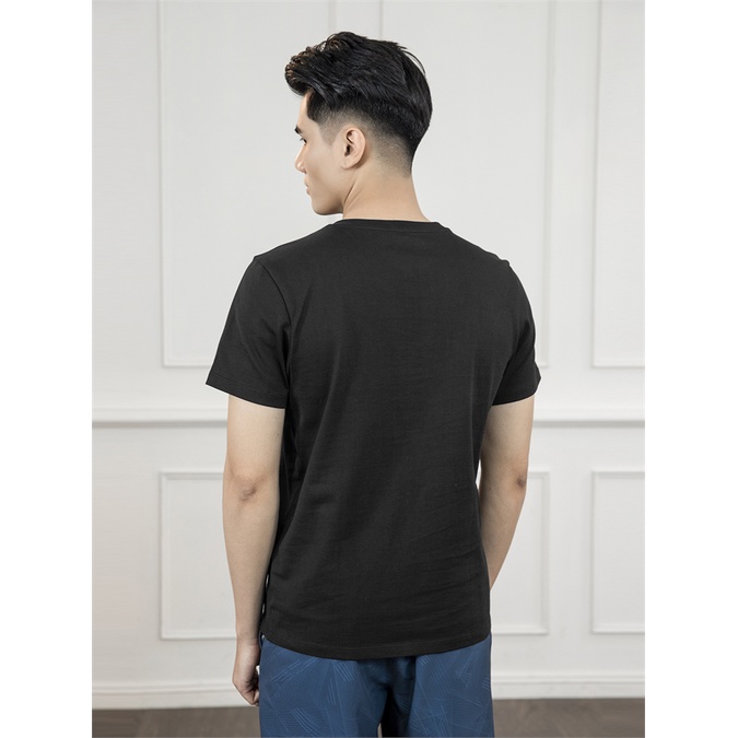 Áo thun nam ngắn tay ARISTINO phom Regular fit, chất cotton cao cấp mềm mại, thấm hút tốt -  ATS018S1