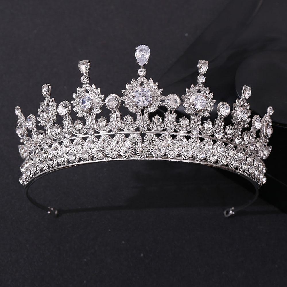 Cài Tóc VANES1 Đính Vương Miện Hợp Kim Sang Trọng Cho Nữ