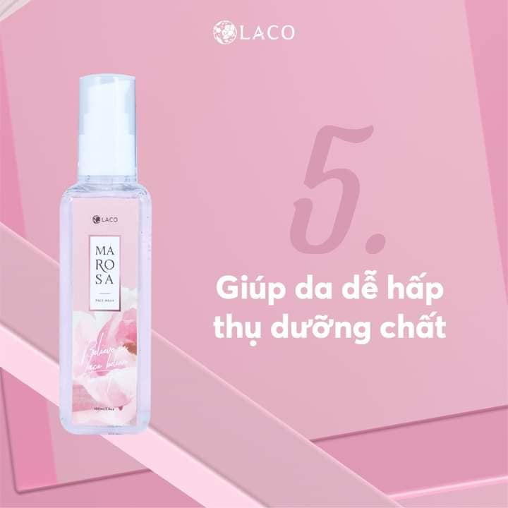 Sữa Rửa Mặt Laco Marosa Date_2025 Hoa hồng sữa rửa mặt Sử Dụng Cho Mọi Loại Da