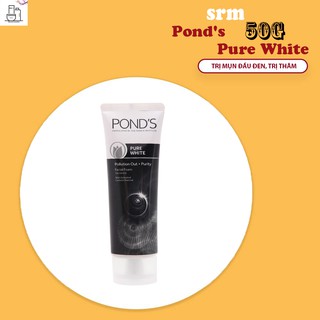 Sữa rửa mặt Pond's Pure White Ngọc trai đen Trắng da 50g