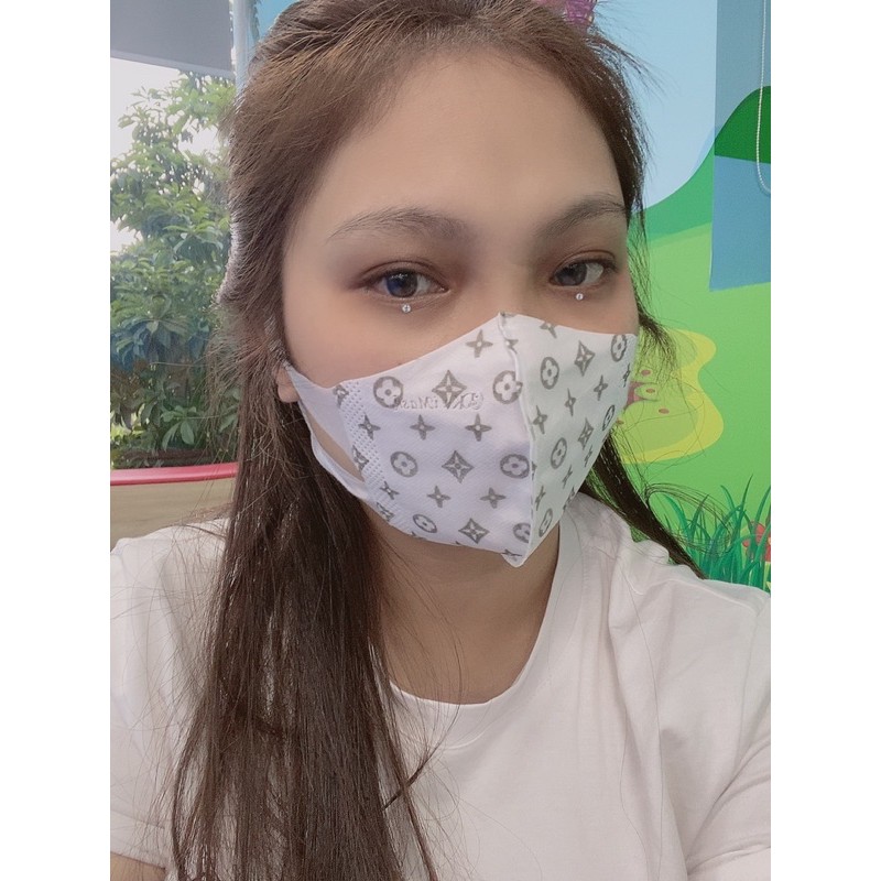Khẩu Trang Hoạ Tiết 3D Mask Duy Khánh Kháng Khuẩn Chính Hãng Công Ty LOẠI ĐẸP