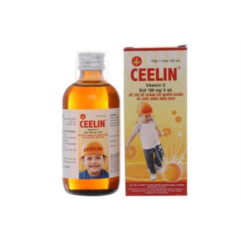 Ceelin bổ sung vitamin C tăng cường sức đề kháng trẻ em
