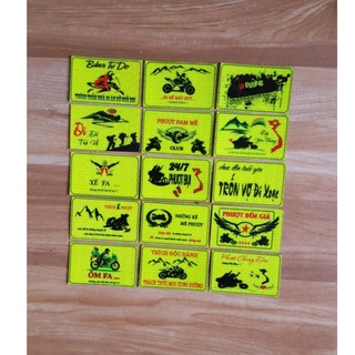 15 logo phượt . logo phản quang . tem xe