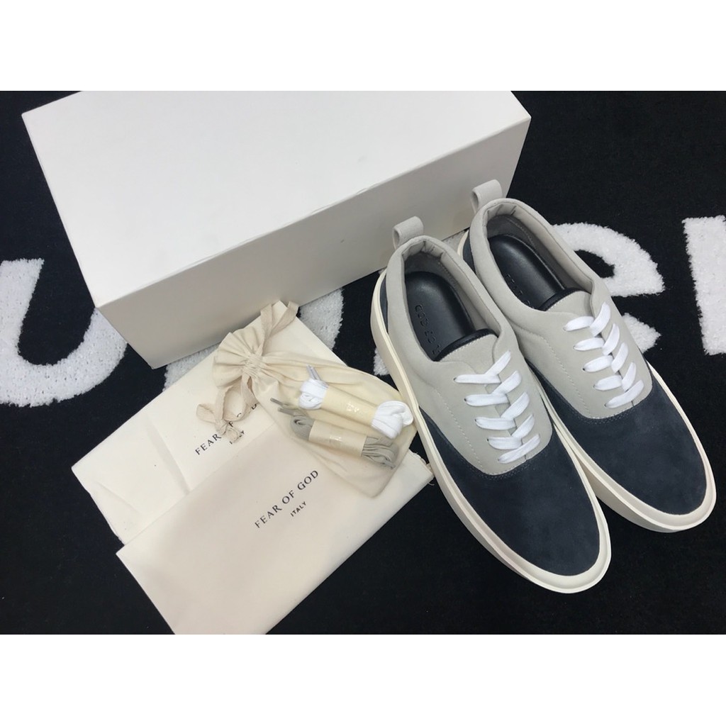 ⚡️[Mirror Quality] - Giày FOG Fear Of God 101 Low Top Vintage Black Bone Suede, Giày FOG mirror quality