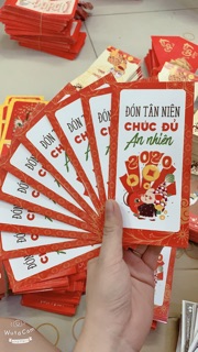 Combo 100 bao lixi tết khổ lớn (10 sấp)