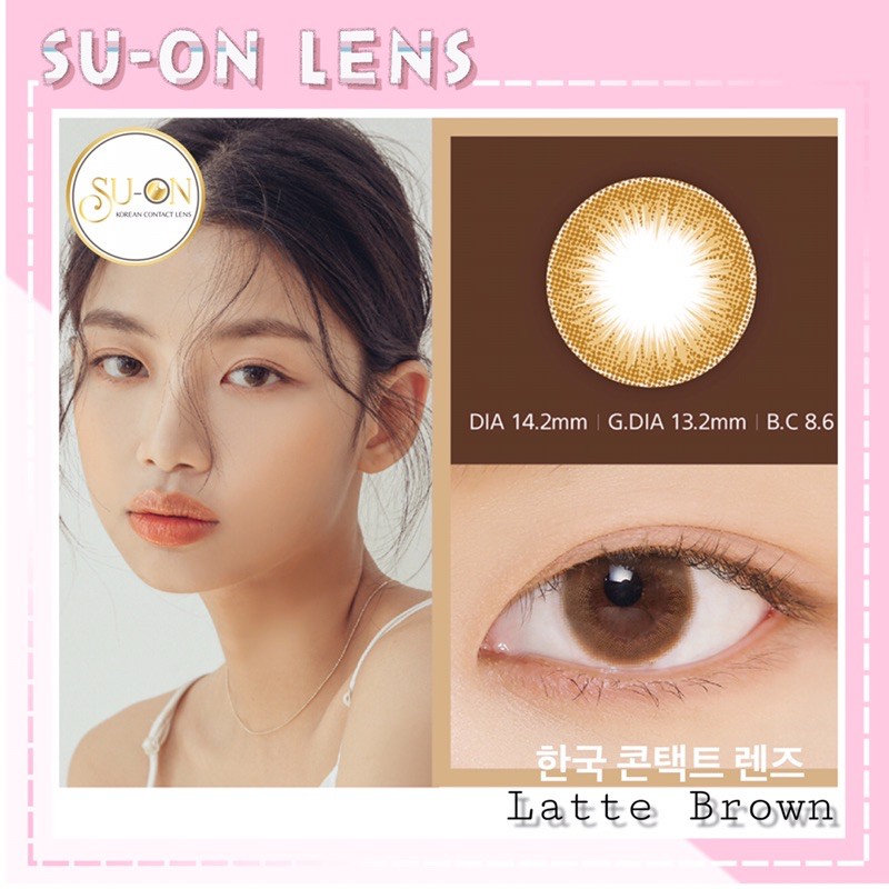 [Video thật] Lens 1 ngày Ann365 LATTE BROWN áp tròng 14,2mm, nâu trà sữa tự nhiên, siêu êm đeo 24h