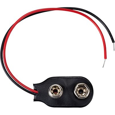 Set [5pcs] dây pin 9V, nắp pin 9V