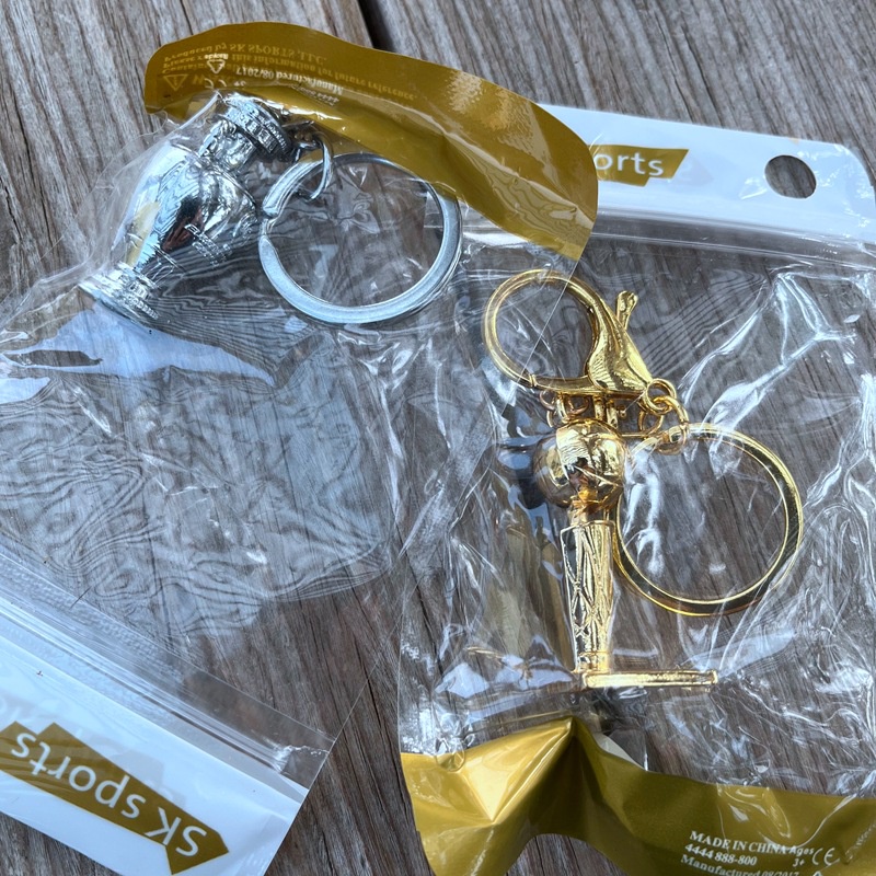 Móc Khóa Kim Loại Ysk0001 Hình Cúp Bóng Rổ Ouguanmóc khóa bóng đá