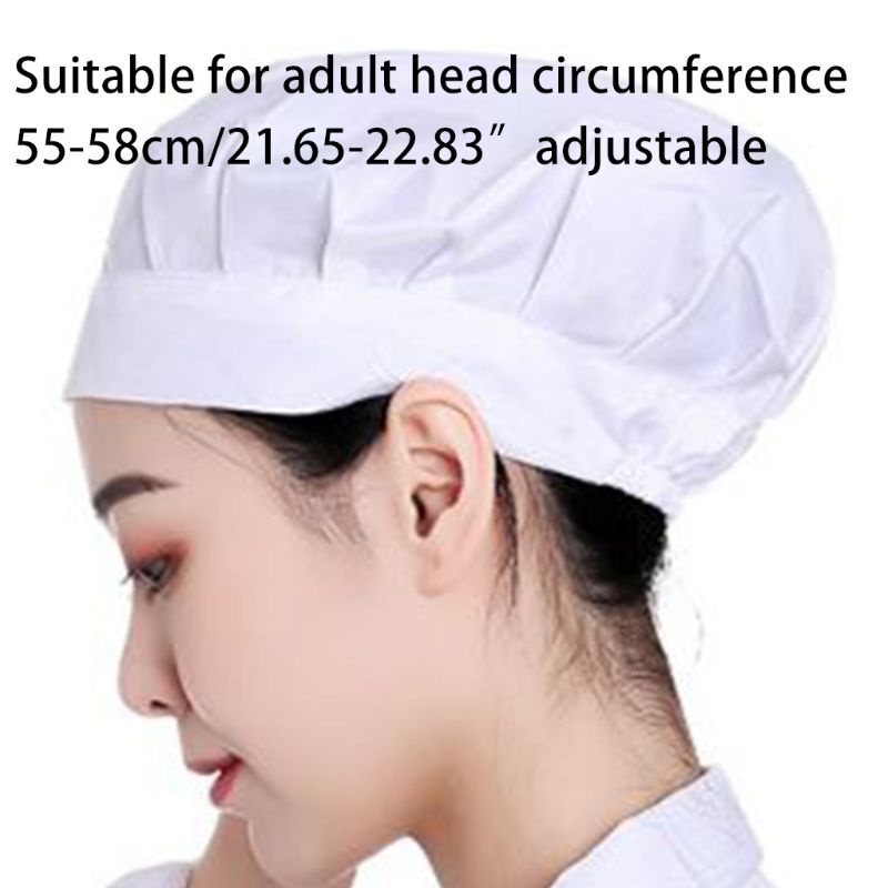 Mũ Bác Sĩ / Y Tá Đàn Hồi Màu Trơn Đa Năng Chống Bụi Bằng Nhung Đào Có Thể Điều Chỉnh Cho Nam Và Nữ