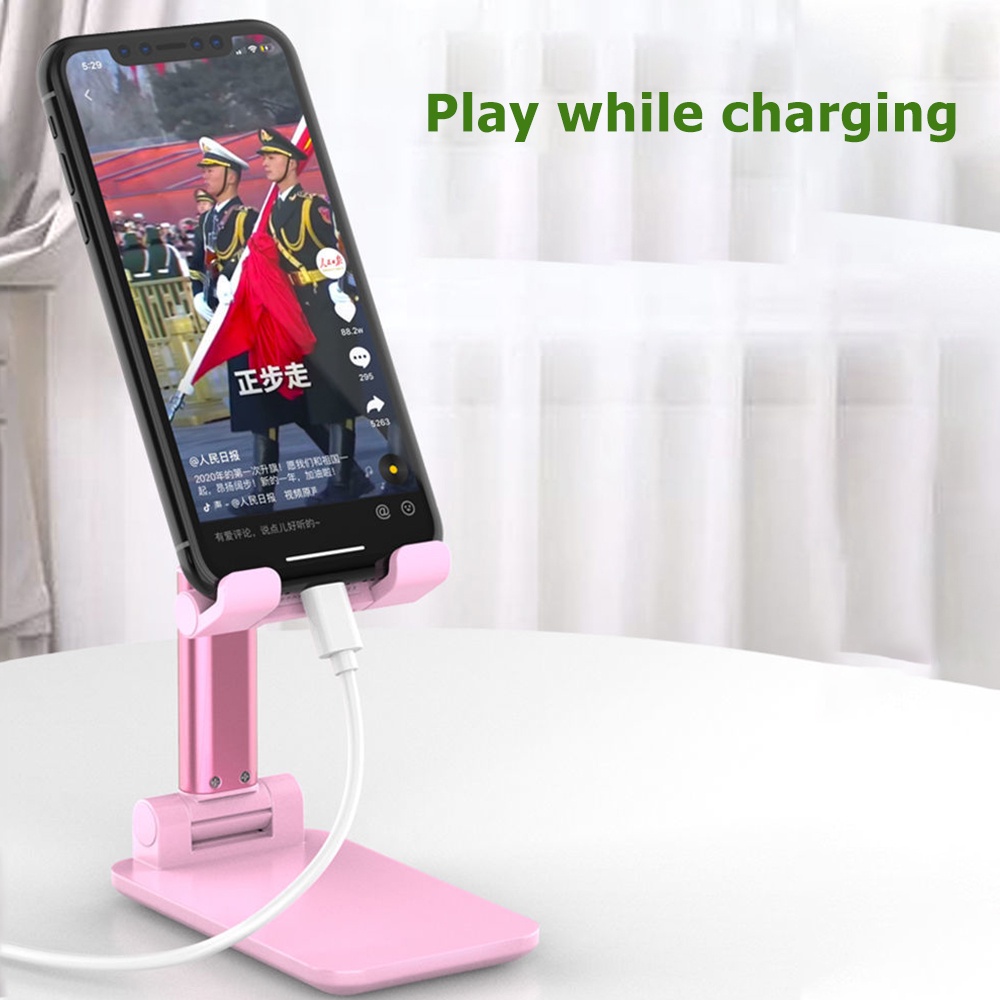 Giá Đỡ Điện Thoại Để Bàn Bằng Kim Loại Có Thể Gấp Gọn Tiện Dụng | BigBuy360 - bigbuy360.vn