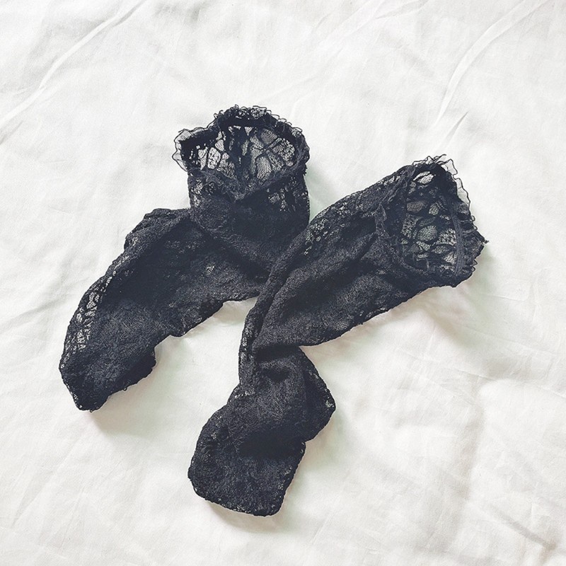 Đôi Vớ Lưới Dài Qua Gối Họa Tiết Hoa Thời Trang Cho Nữ