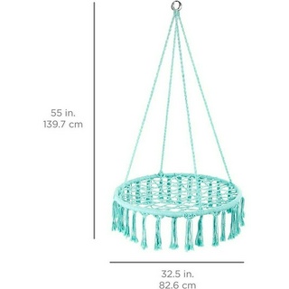 Xích đu treo decor sân vườn,xích đu tết macrame