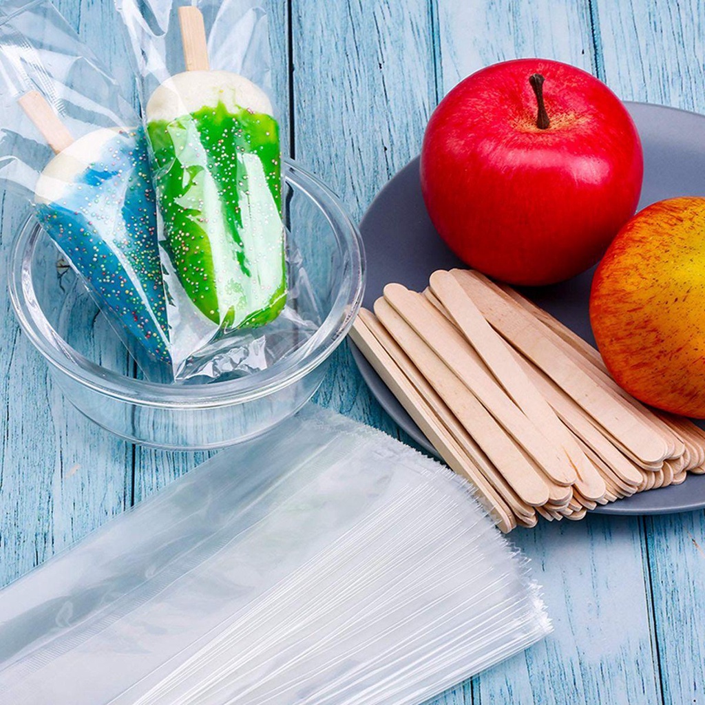 Túi Nhựa Dày Trong Suốt Đựng Kem Que Tiện Dụng