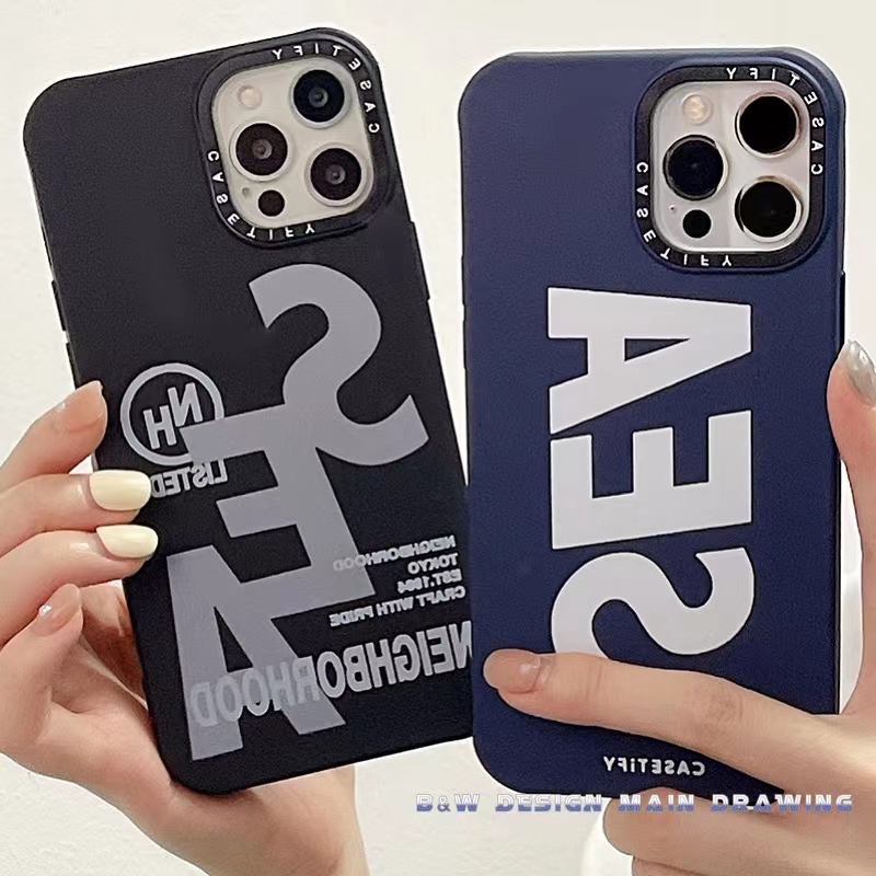 Ốp Điện Thoại Silicon Mềm Chống Sốc In Chữ Đơn Giản Cho iPhone 14 13 12 11 Pro MAX IX XS MAX XR i7 8 Plus