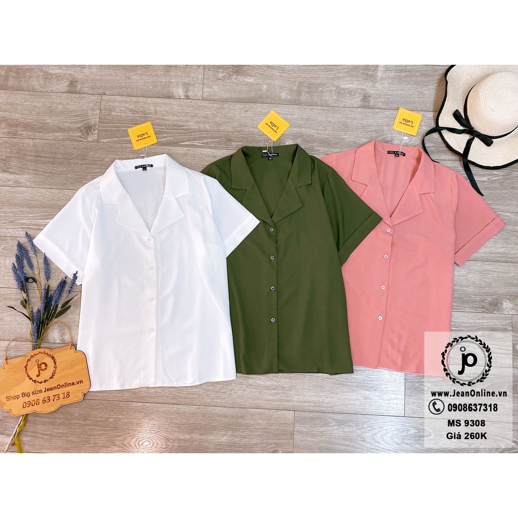 Sơ Mi Tay Ngắn Cổ Vest (MS 9308)