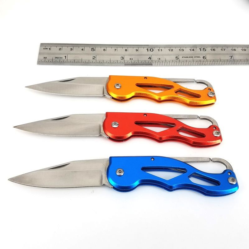 Móc khóa gấp thép dao cắt 58HRC nhiều màu