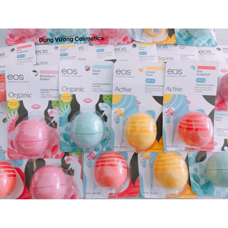 Son Trứng Dưỡng Môi EOS Lip Balm.