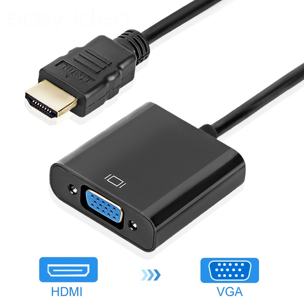 Cáp chuyển đổi đầu HDMI sang VGA 1080P
