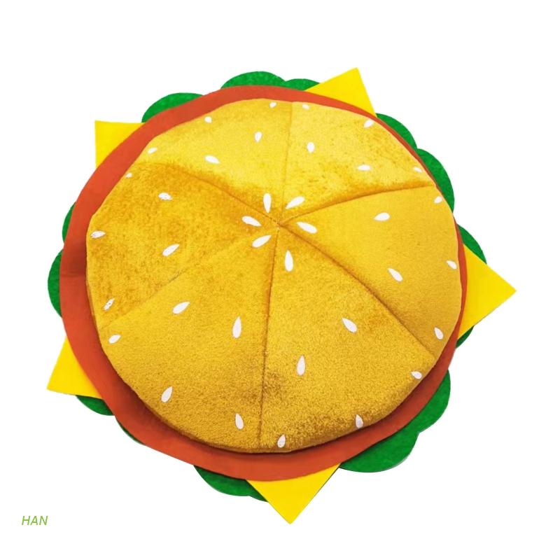 Mũ Hóa Trang Hình Bánh Burger Độc Đáo