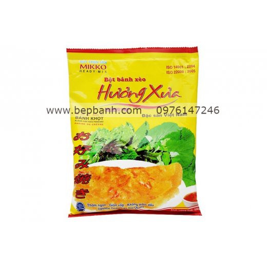 Bột bánh xèo Mikko Hương Xưa 500gr