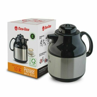 Phích pha trà Rạng Đông đen pha inox