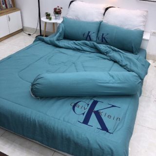 Trọn bộ chăn ga gối đũi thương hiệu