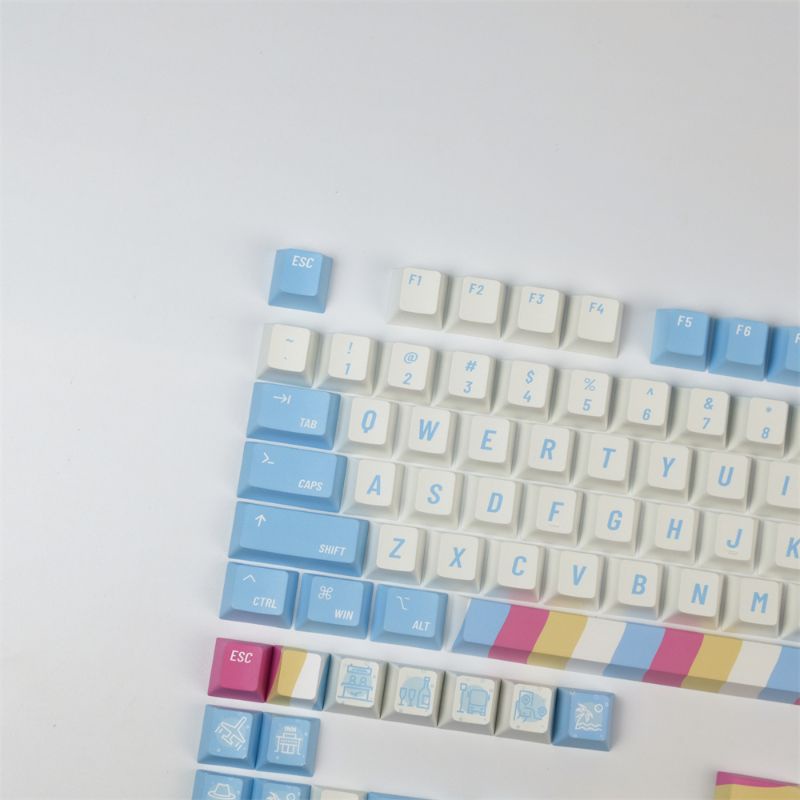 Keycap cherry cho bàn phím cơ 127 nút - tặng kèm keypuller