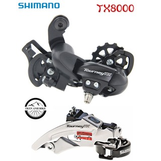 Combo : Củ cùi đề, sang dĩa xe đạp Shimano TX800