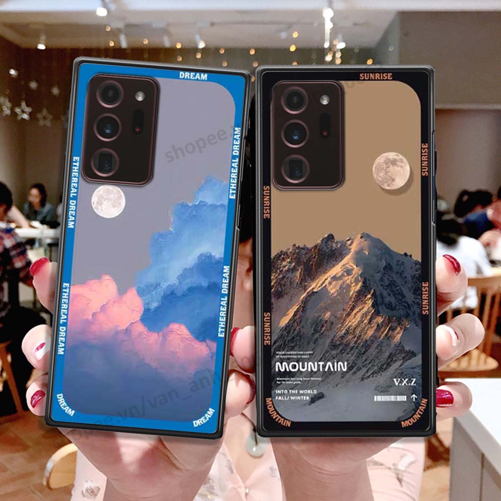 Ốp Samsung Note 20 Plus / Note 20 Ultra / Note 20+ hình vũ trụ, mountain, cloud phong cách cá tính